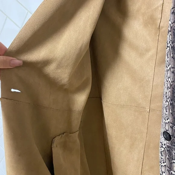 Suede long jacket - Picture 2 of 4